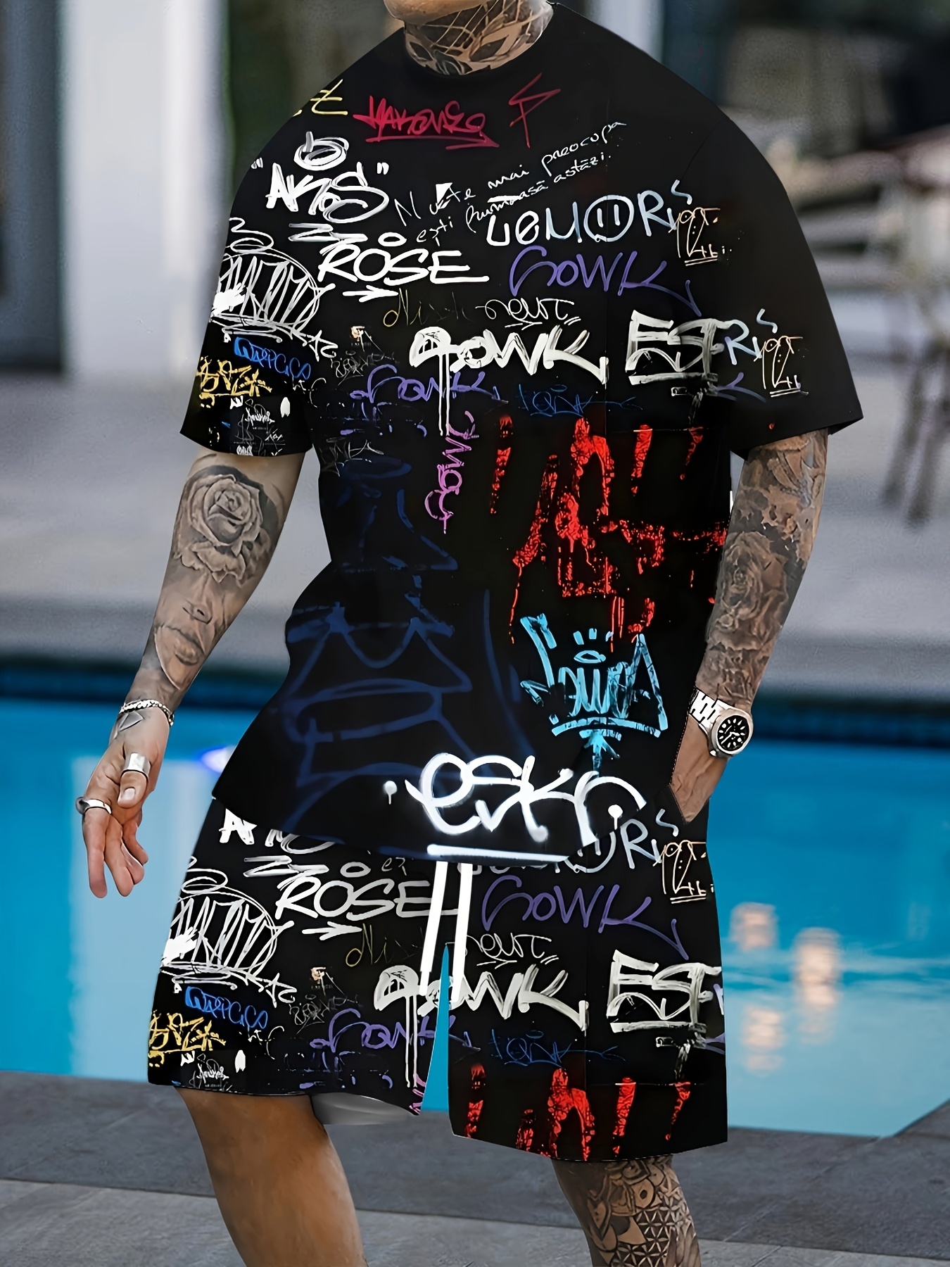 Street Fashion Men - 2026 Summer New Men's Short-Sleeved Shorts