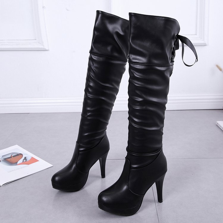 Street Fashion Winter 2025 - Women Boots Luxury Knight Women Length
