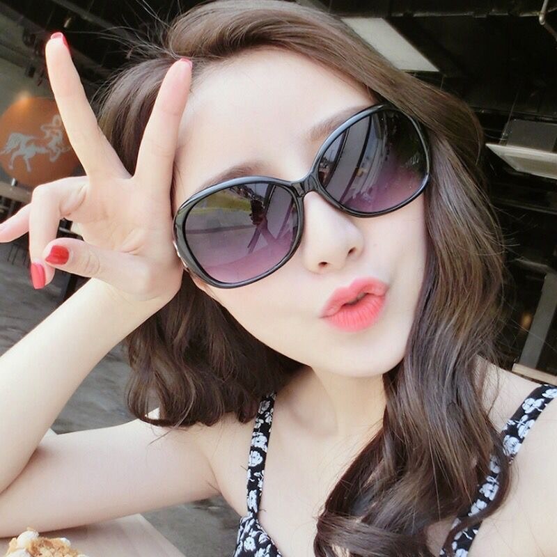 Street Fashion Glasses - New Fashion Oval Sunglasses Trend Large