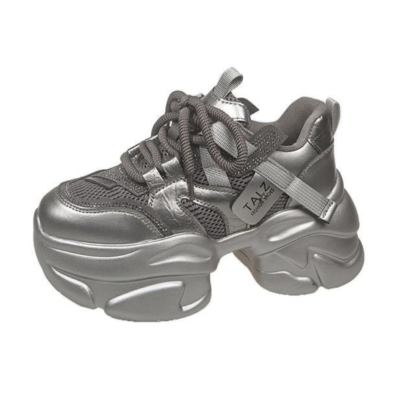 Chunky Sneaker Platform - Women Mesh Chunky Sneakers Autumn High