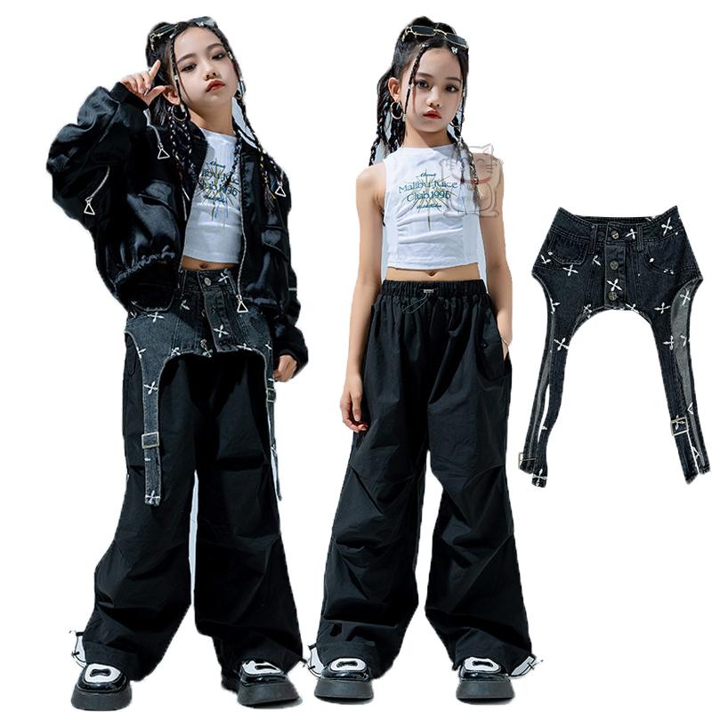 Street Fashion In Korea - New fashionable casual jacket, denim waistband,