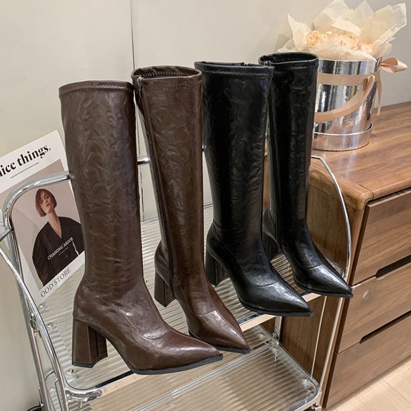 Street Fashion Winter 2025 - Women Shoes 2025 Autumn Winter Knee