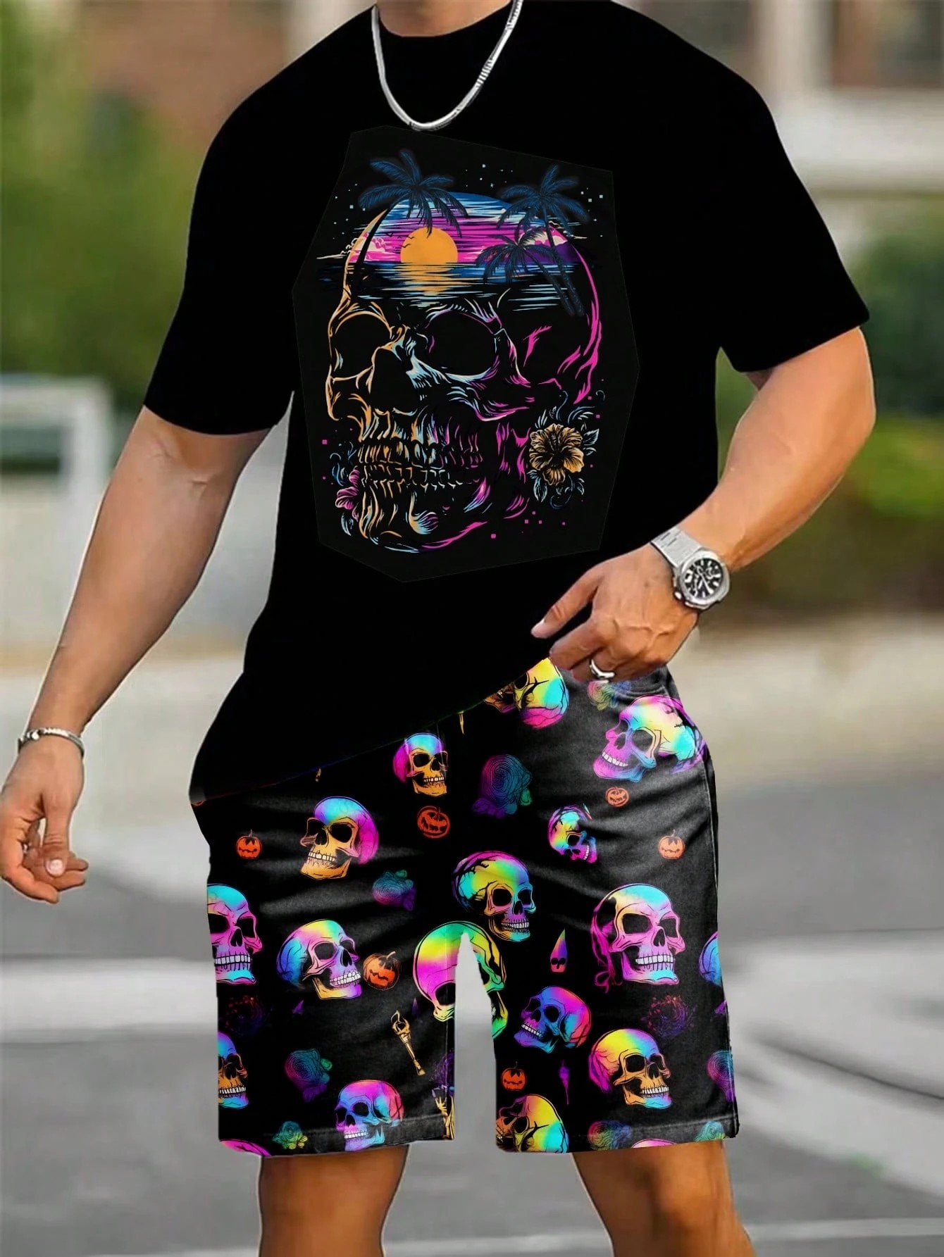 Street Fashion Men - 2026 Summer New Men's Short-Sleeved Shorts