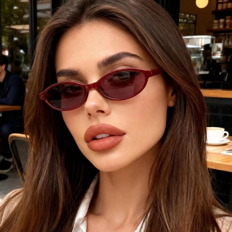 New Retro Sexy Cat Eye Sunglas - Street Fashion Glasses ulasan dan harga