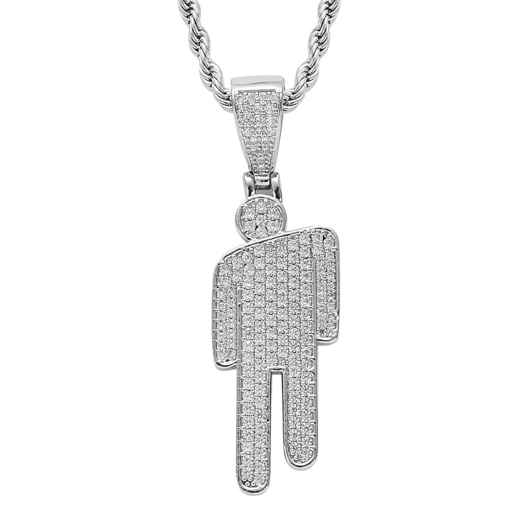 Hip Hop Necklace Stainless Ste - Street Fashion Couple ulasan dan harga