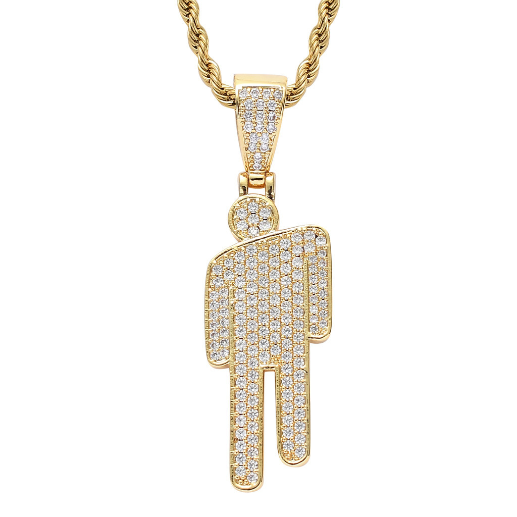 Hip Hop Necklace Stainless Ste - Street Fashion Couple ulasan dan harga