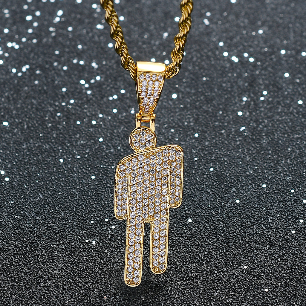Hip Hop Necklace Stainless Ste - Street Fashion Couple ulasan dan harga