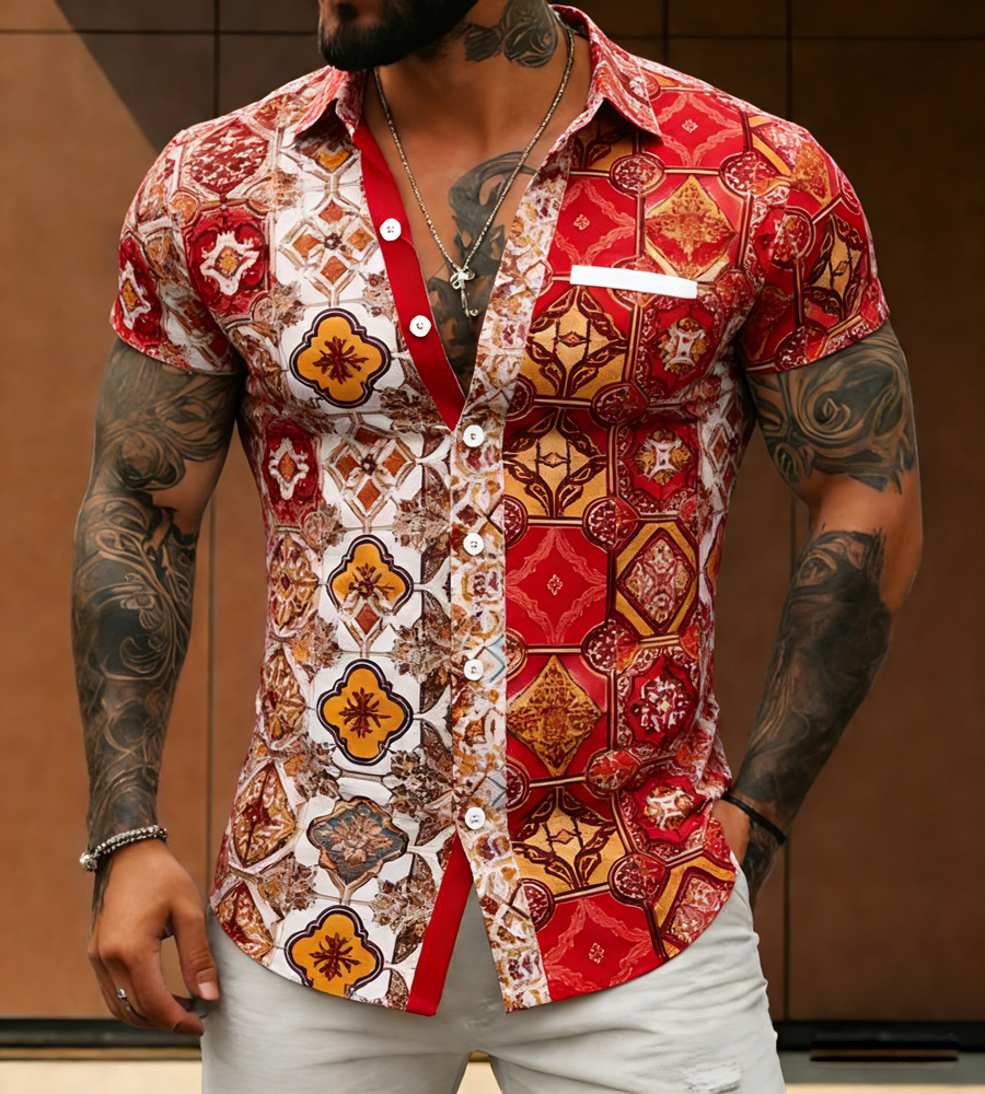 2026 Men's Retro Ethnic Style  - Street Fashion Definition ulasan dan harga