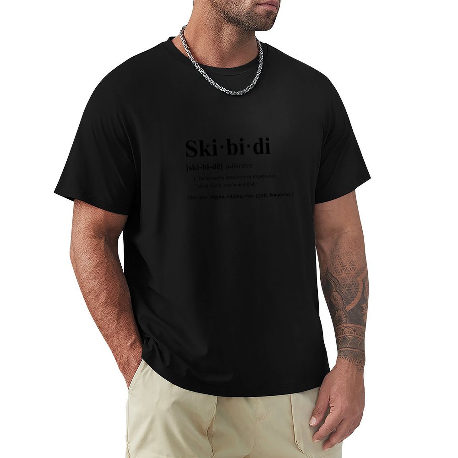 Skibidi Definition T-Shirt Str - Street Fashion Definition ulasan dan harga
