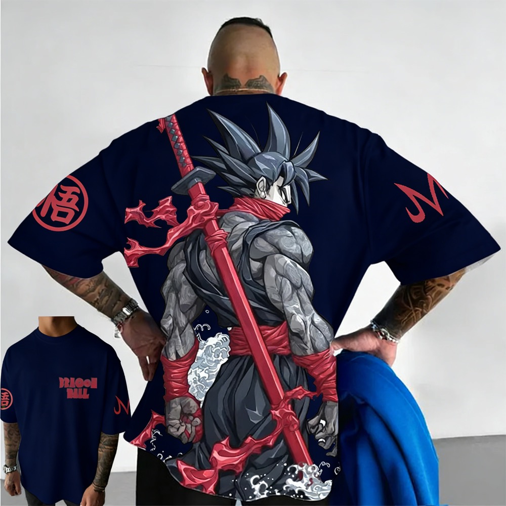 Plus Size Dragon Ball Summer A - Street Fashion In Japan ulasan dan harga