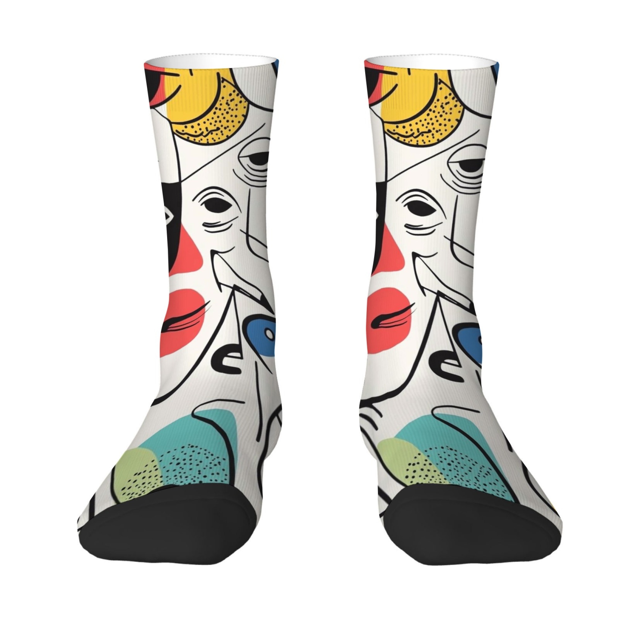 Picasso-style Abstract Print M - Street Fashion Style Youtube ulasan dan harga