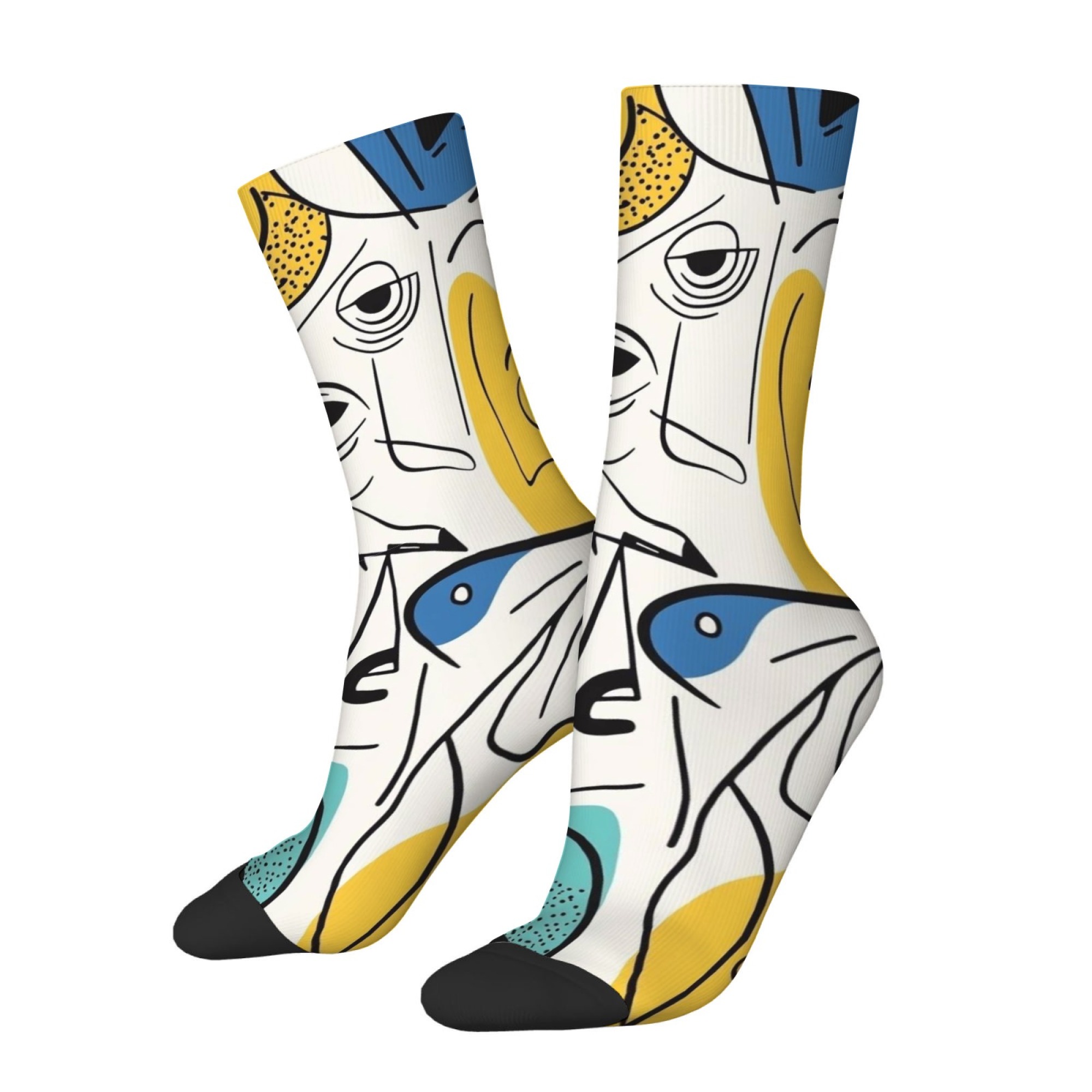 Picasso-style Abstract Print M - Street Fashion Style Youtube ulasan dan harga