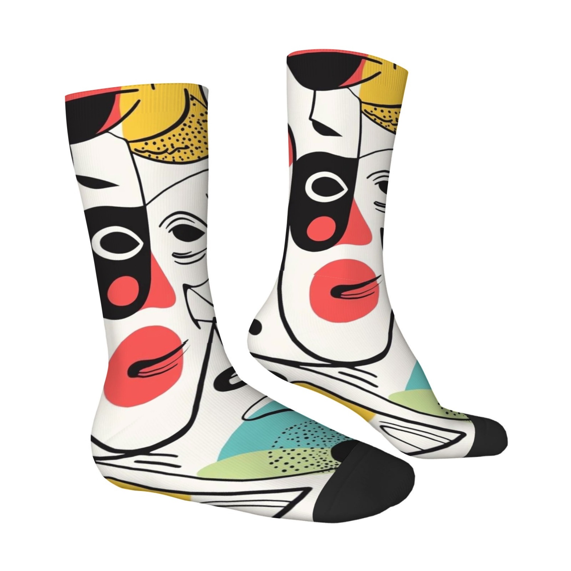Picasso-style Abstract Print M - Street Fashion Style Youtube ulasan dan harga