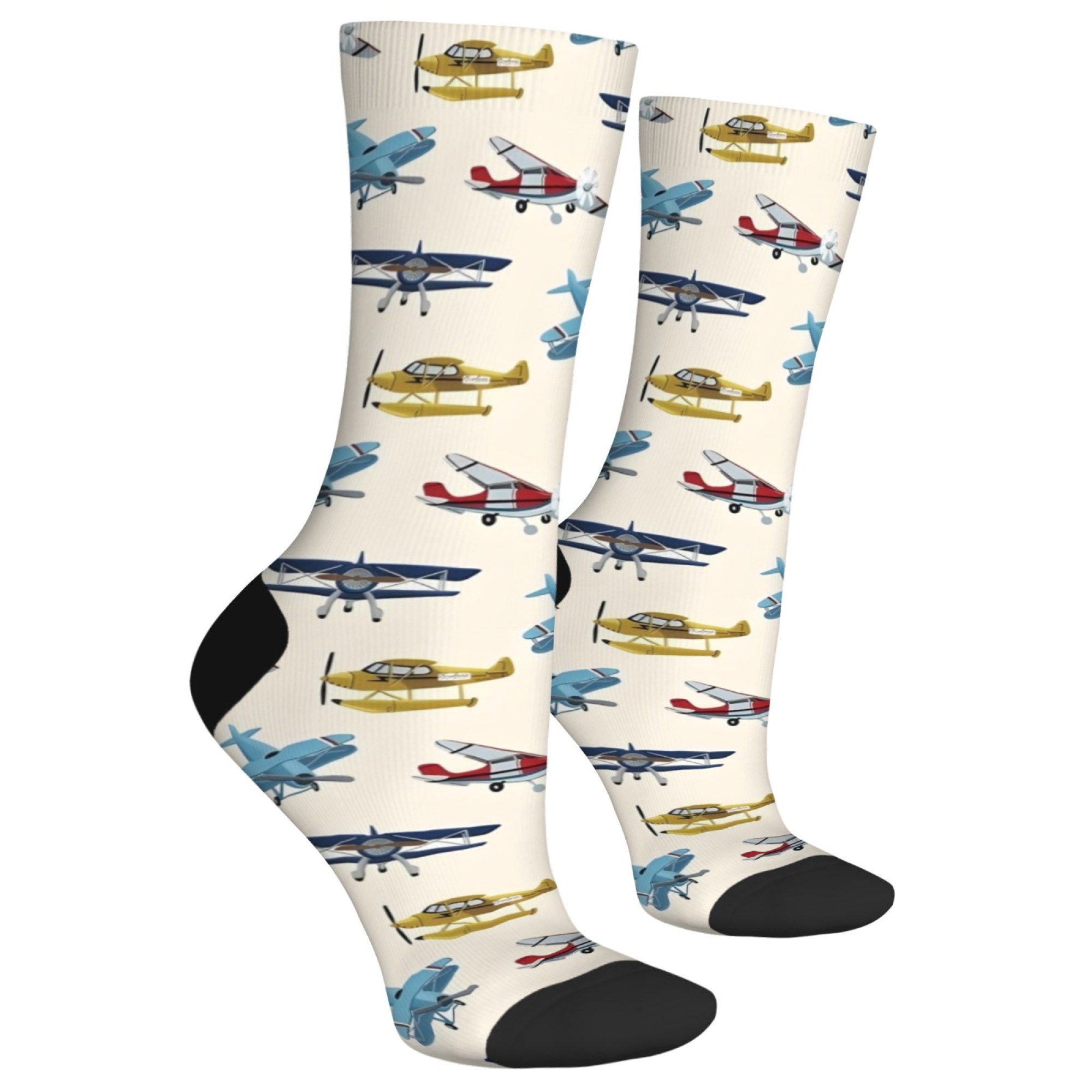Nostalgic airplane men's socks - Street Fashion Style Youtube ulasan dan harga