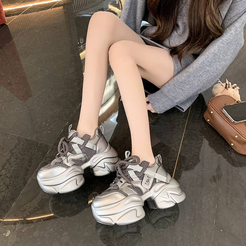 Women Mesh Chunky Sneakers Aut - Chunky Sneaker Platform ulasan dan harga