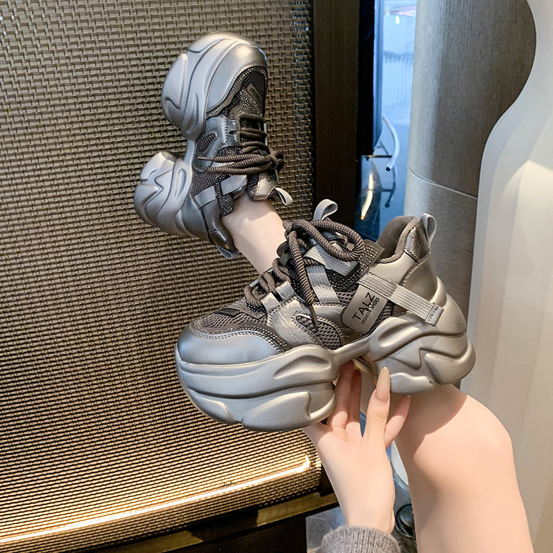 Women Mesh Chunky Sneakers Aut - Chunky Sneaker Platform ulasan dan harga