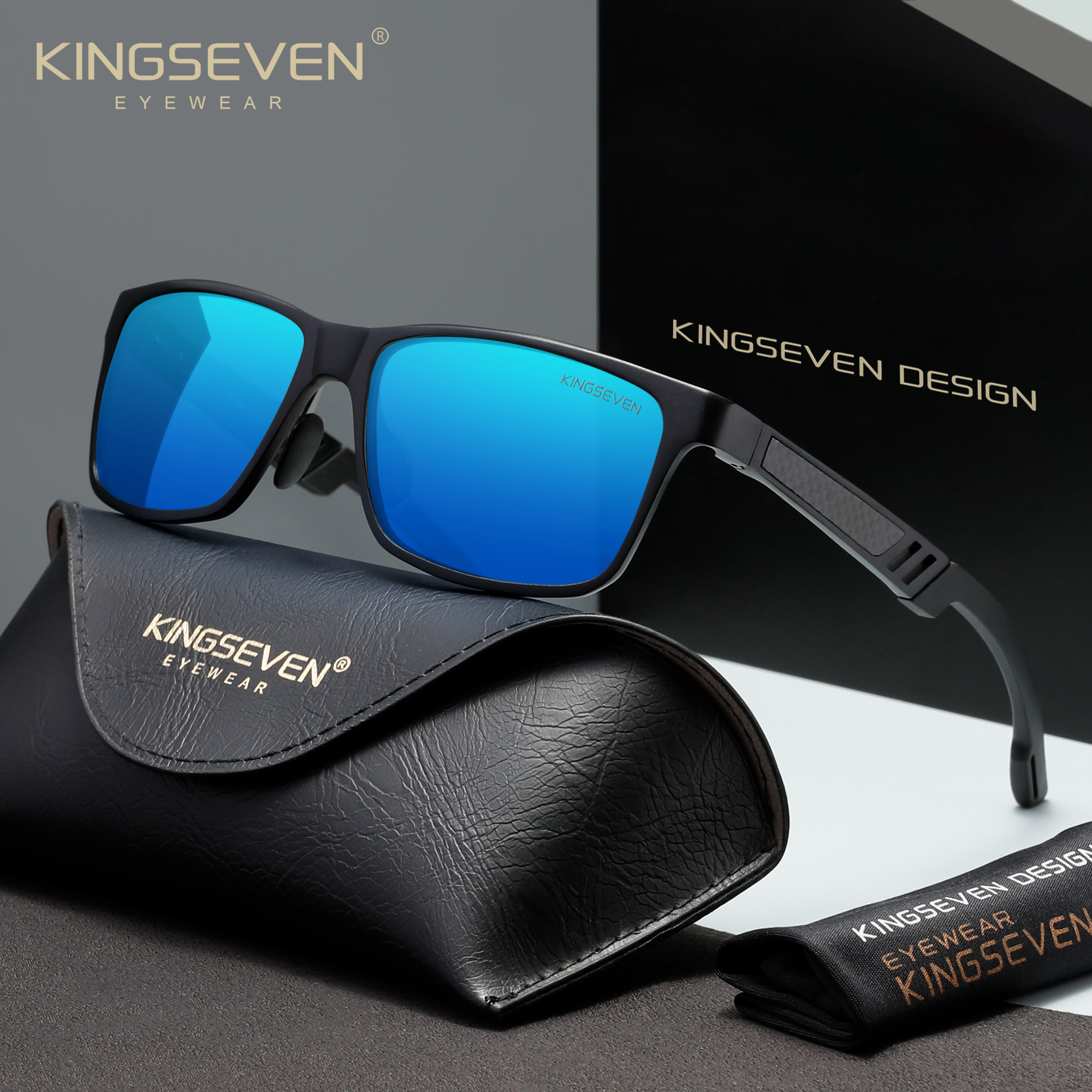 KINGSEVEN Classical Sunglasses - Street Fashion Glasses ulasan dan harga