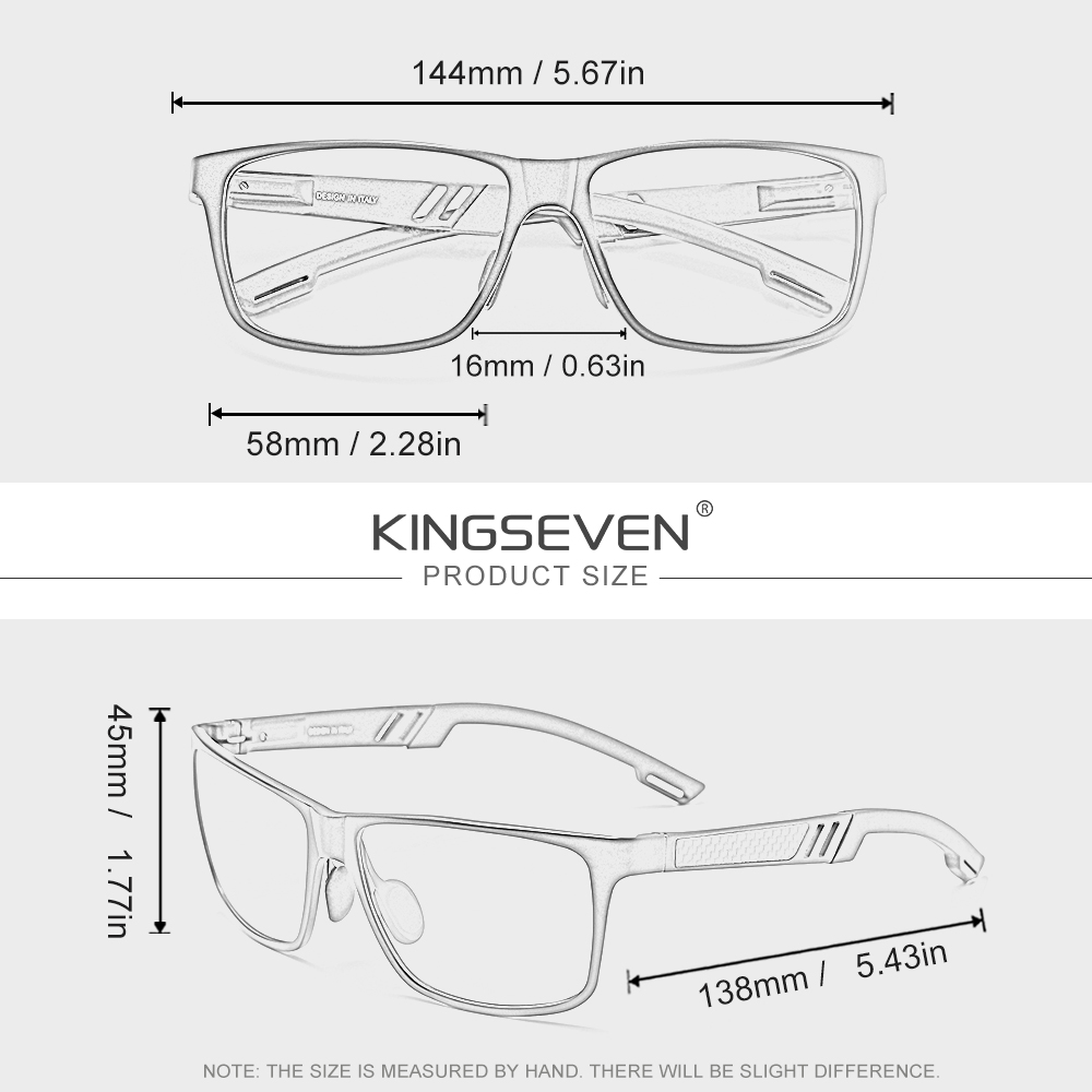 KINGSEVEN Classical Sunglasses - Street Fashion Glasses ulasan dan harga