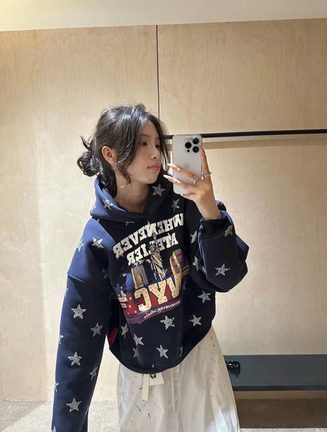 Women's Oversized Hoodie Sweat - Oversized Crewneck Fleece ulasan dan harga