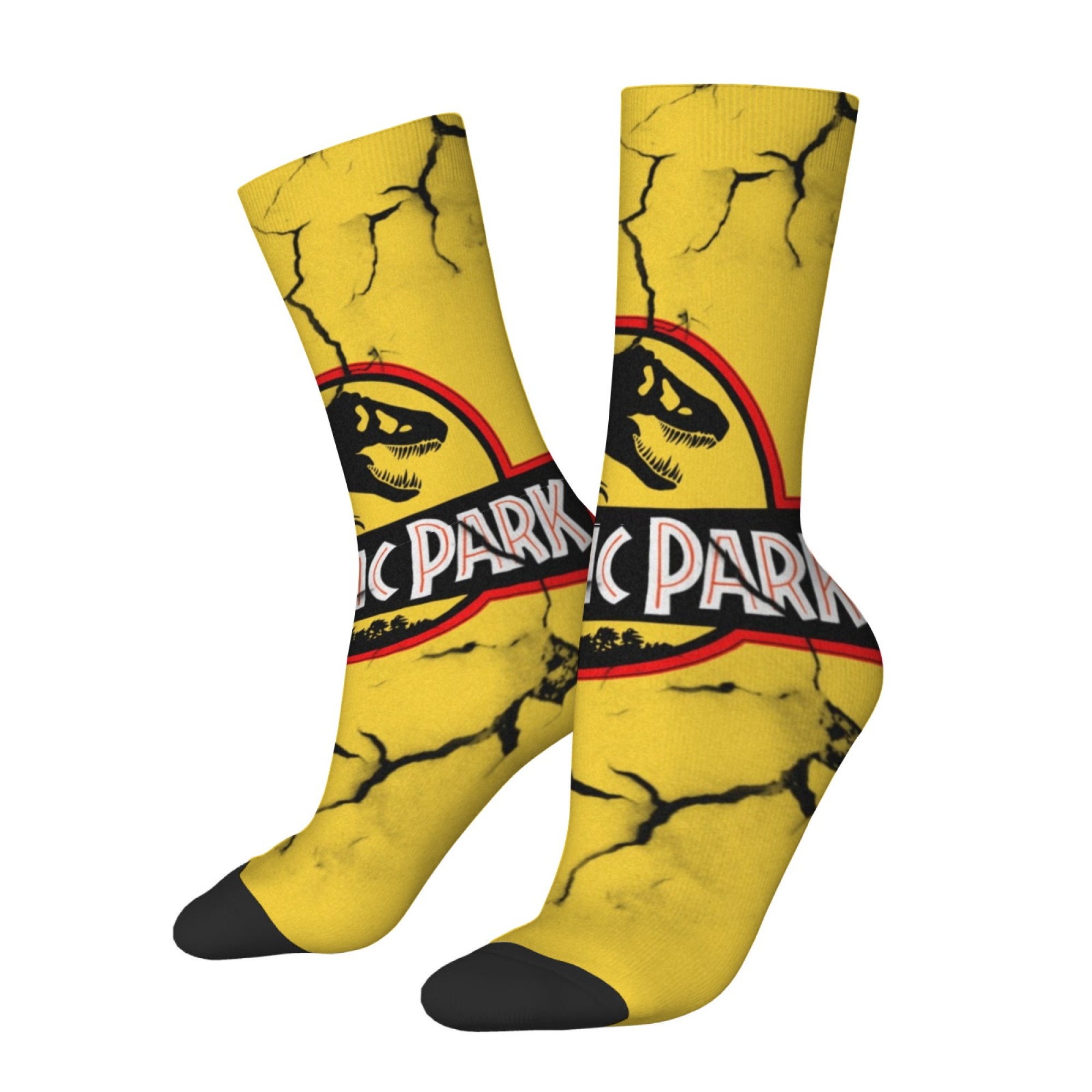 Jurassic Park Dinosaur Socks R - Street Fashion Style Youtube ulasan dan harga