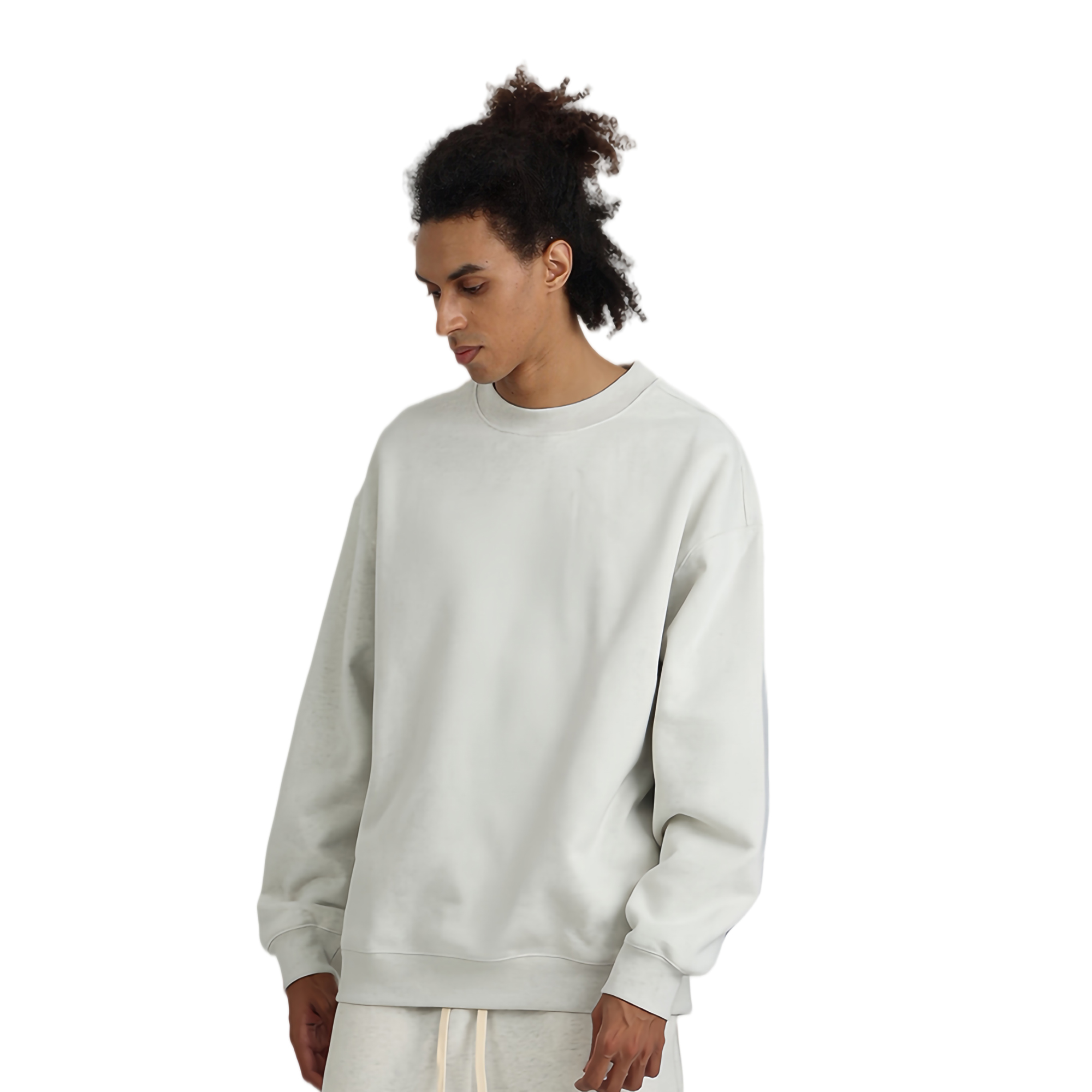 UNITE TOUD Men's Oversize Shea - Oversized Crewneck Fleece ulasan dan harga