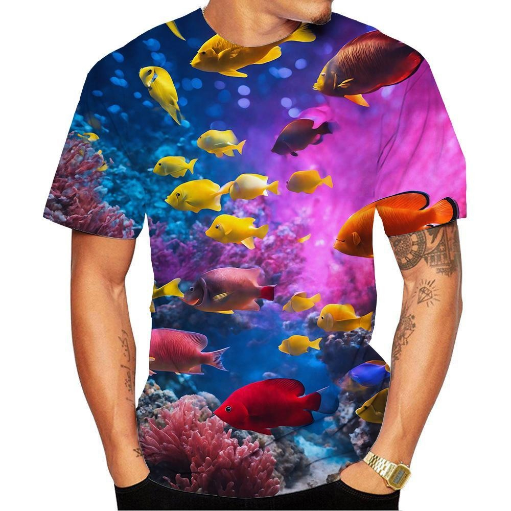 Summer 3D High-definition Prin - Street Fashion Definition ulasan dan harga
