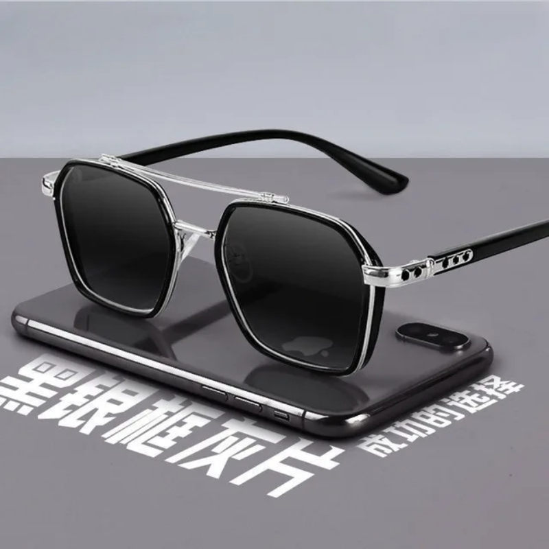Trendy Anti-UV Sunglasses Men' - Street Fashion Glasses ulasan dan harga