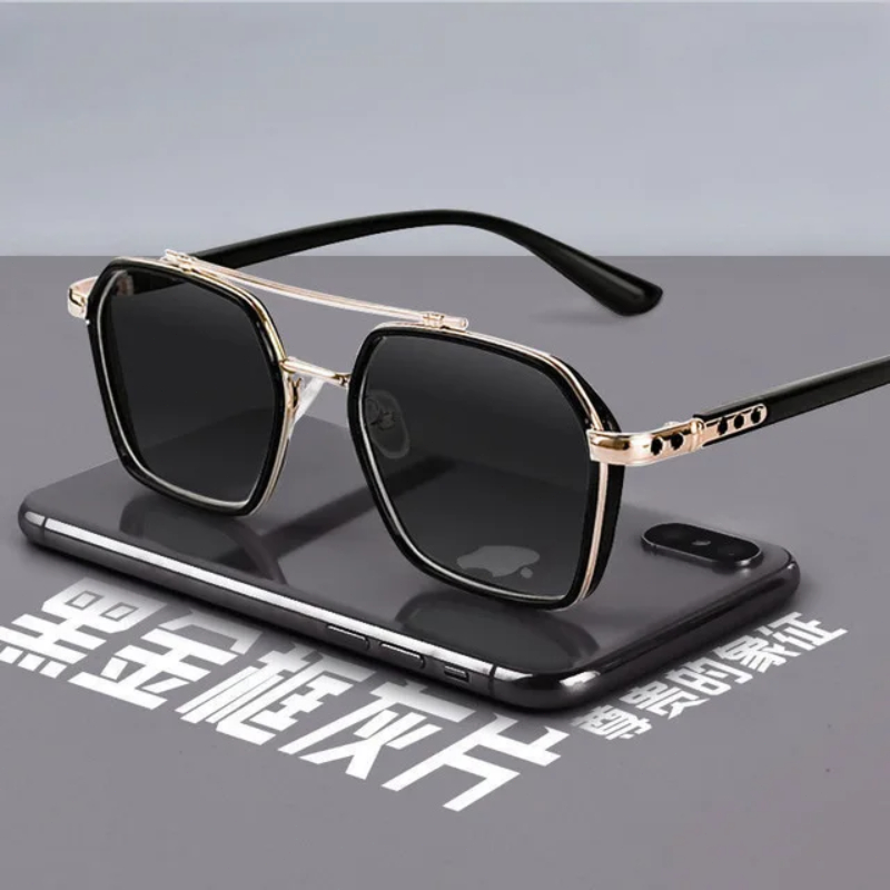 Trendy Anti-UV Sunglasses Men' - Street Fashion Glasses ulasan dan harga