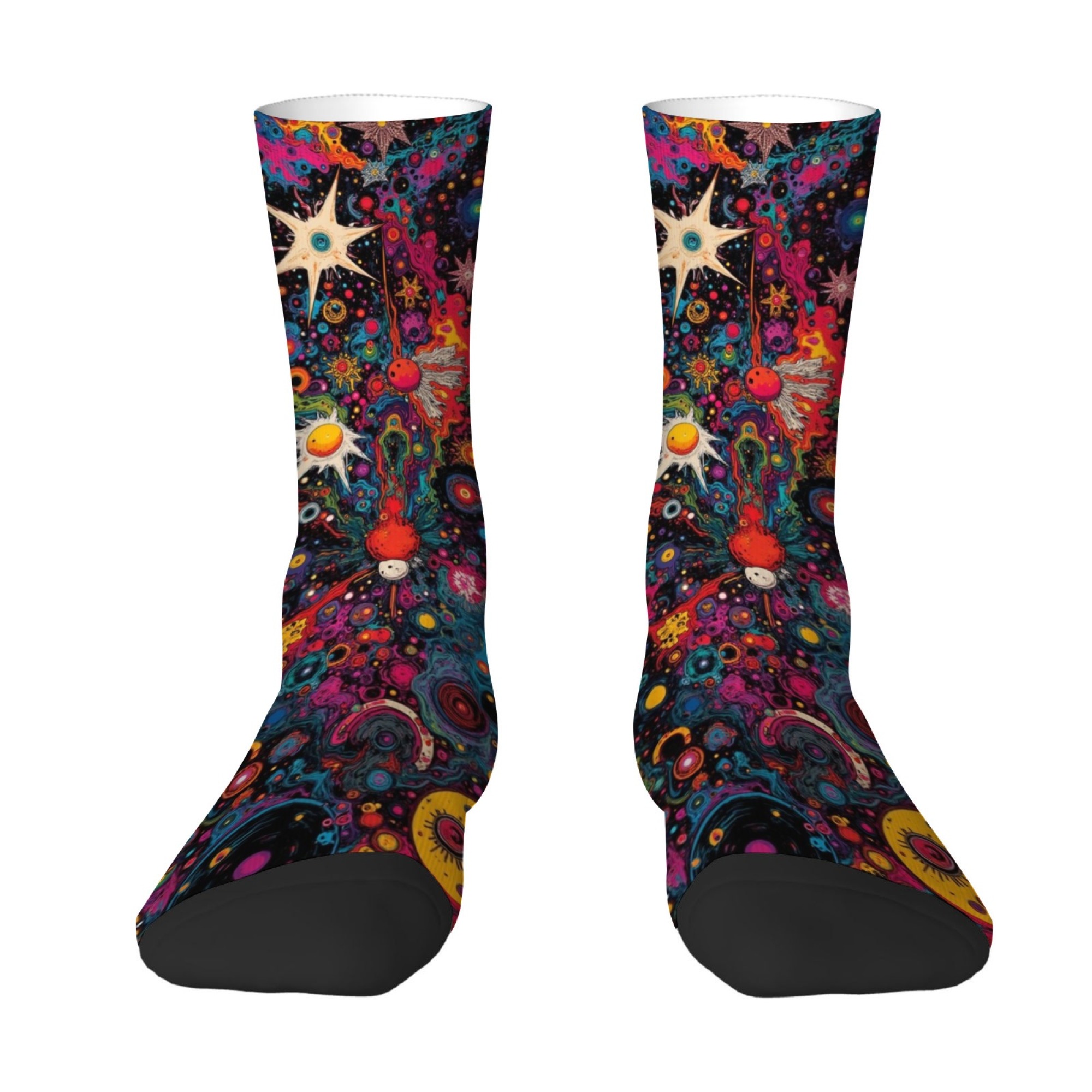 Psychedelic Cosmic Planet Abst - Street Fashion Style Youtube ulasan dan harga