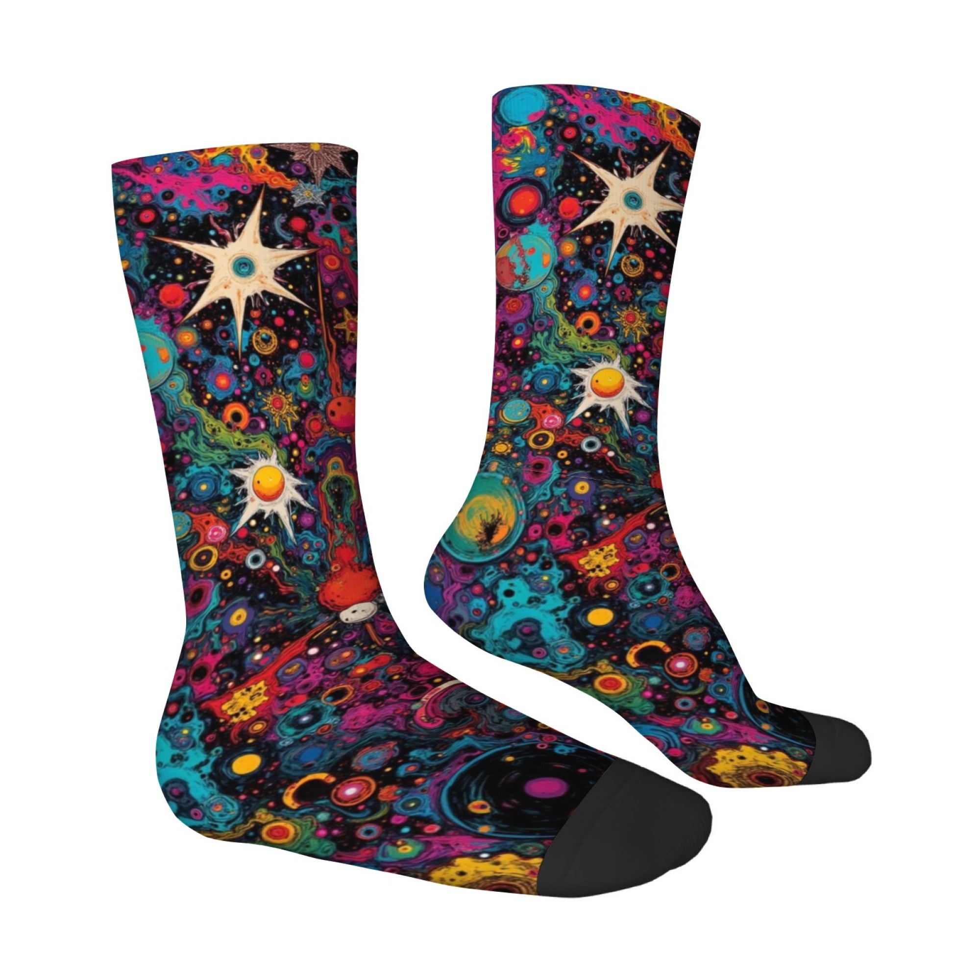 Psychedelic Cosmic Planet Abst - Street Fashion Style Youtube ulasan dan harga