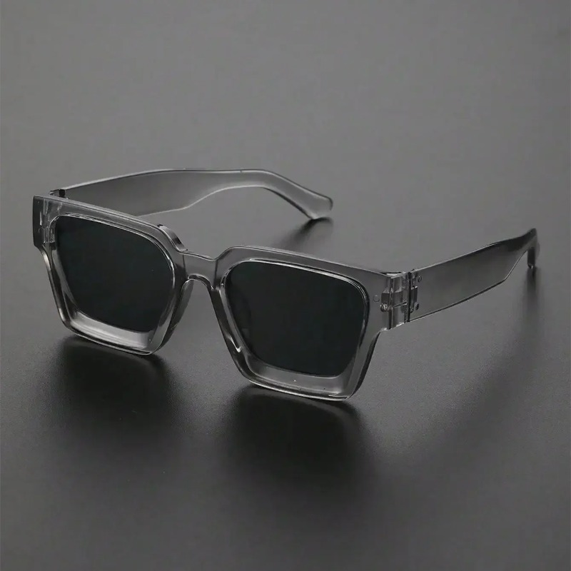 Unisex Plastic Fashion Square  - Street Fashion Glasses ulasan dan harga