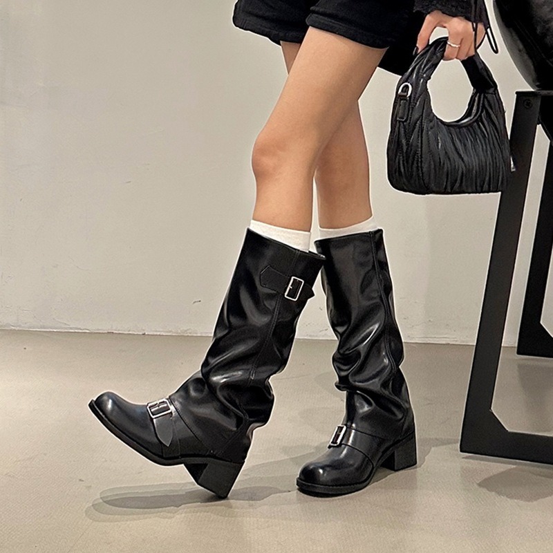 2025new Woman Boots Knee High  - Street Fashion Winter 2025 ulasan dan harga