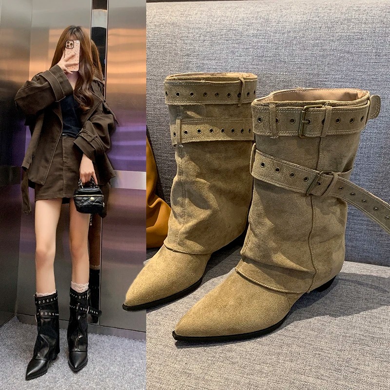 2025 Pointed Toe Women's Winte - Street Fashion Winter 2025 ulasan dan harga