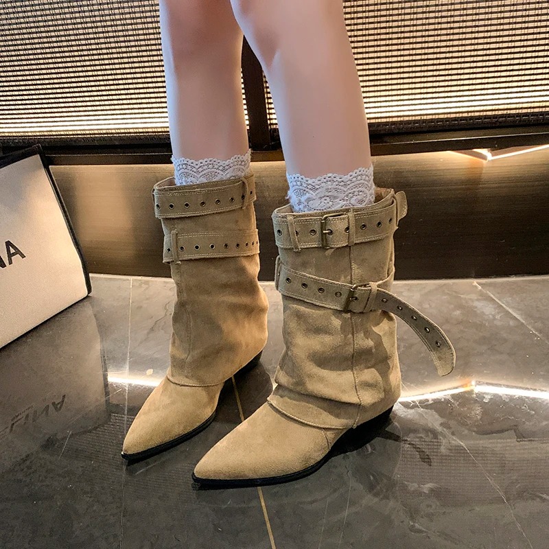 2025 Pointed Toe Women's Winte - Street Fashion Winter 2025 ulasan dan harga