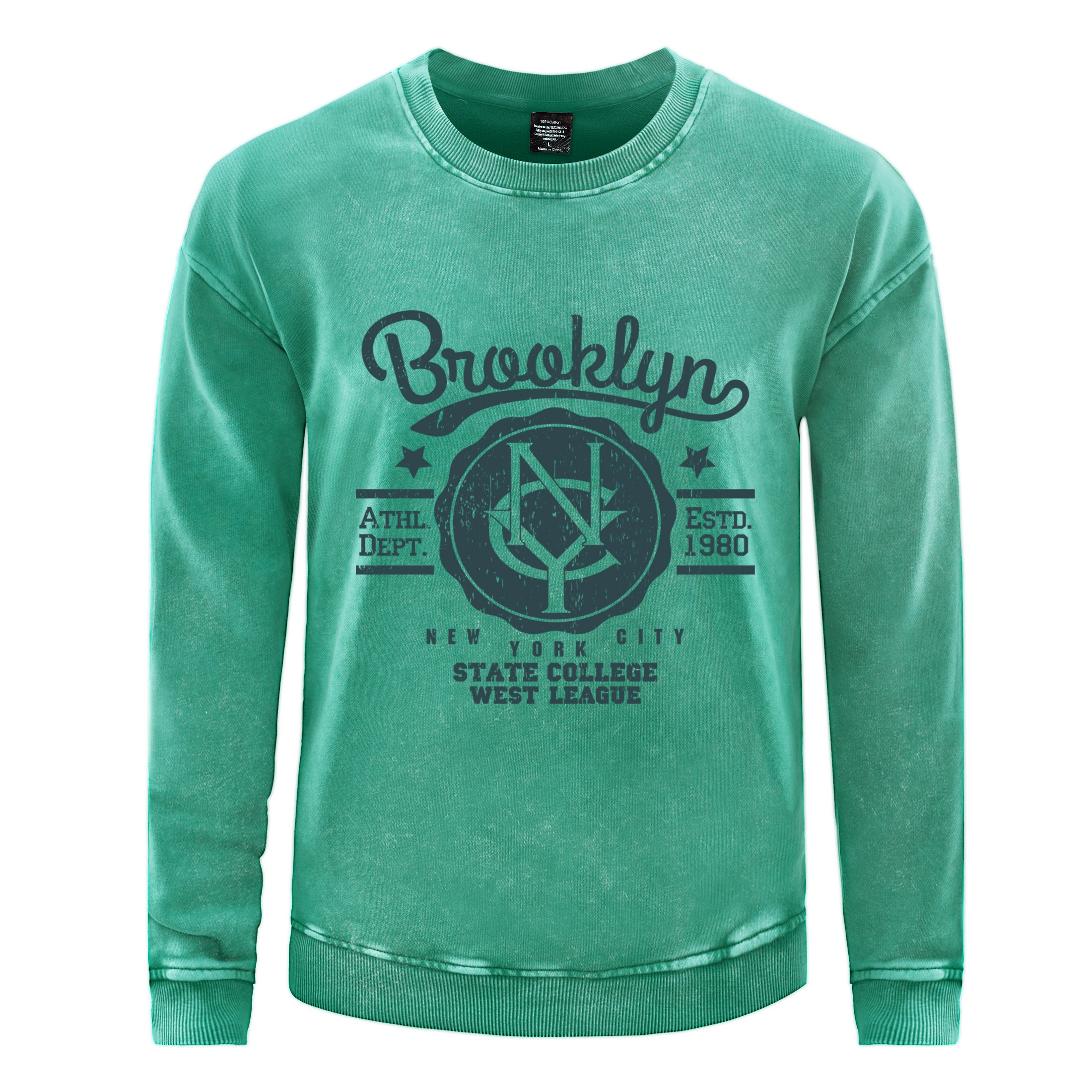 State College West League Man  - Oversized Crewneck Fleece ulasan dan harga