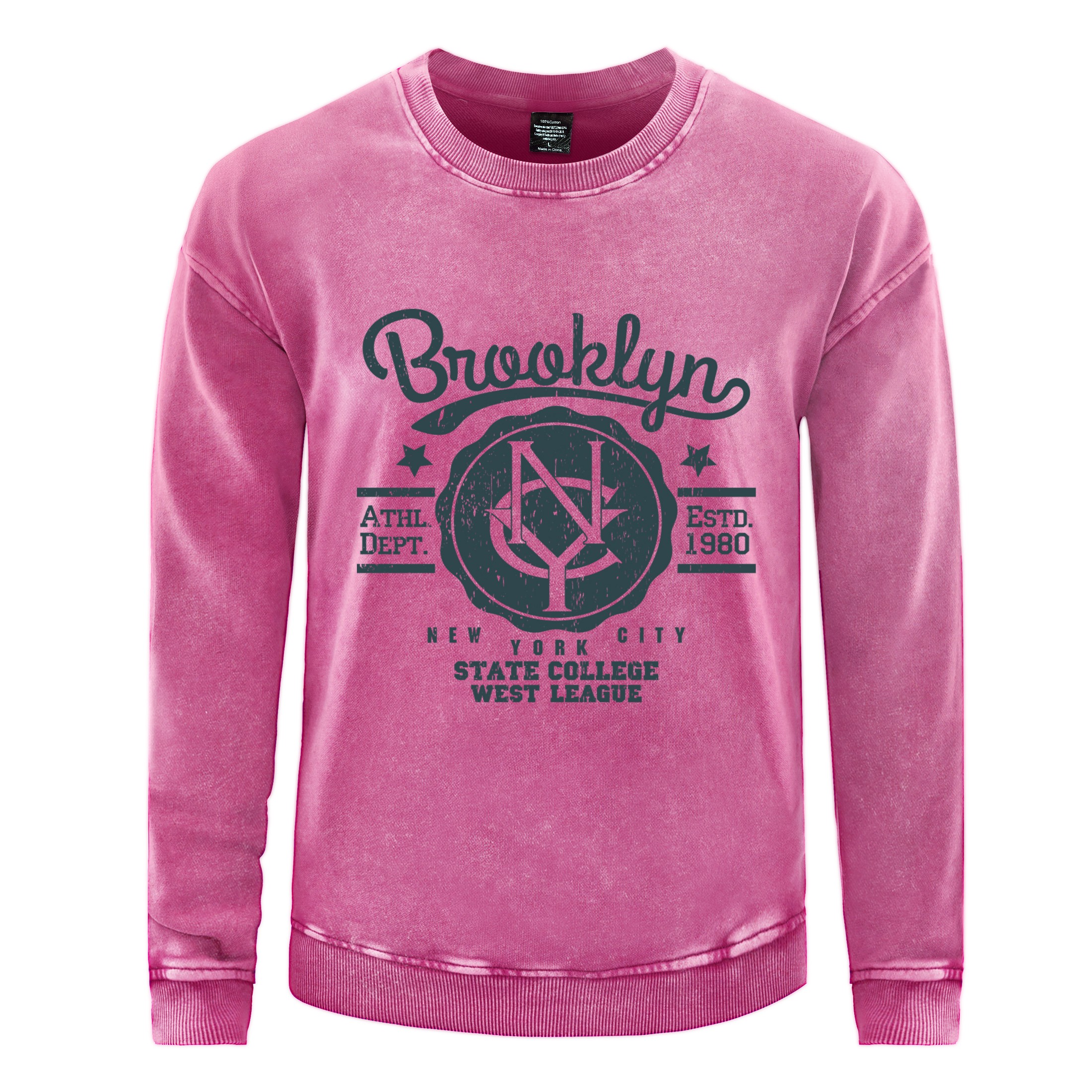 State College West League Man  - Oversized Crewneck Fleece ulasan dan harga