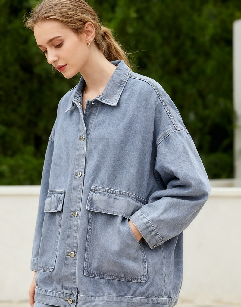 Distressed Denim Jackets Women - Street Fashion In Japan ulasan dan harga