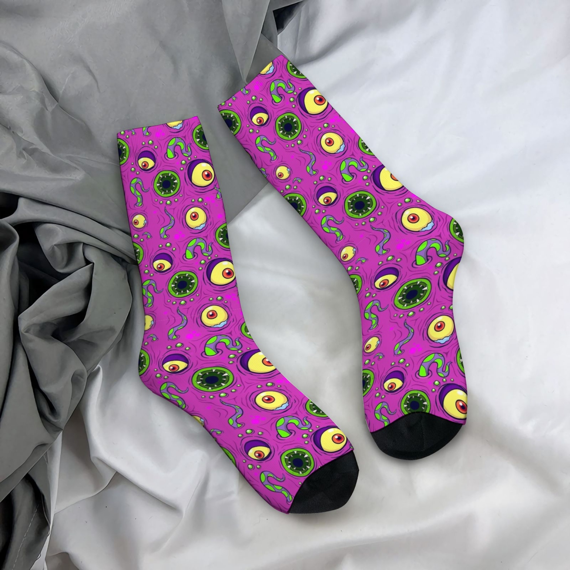 Crazy Cartoon Zombie Eye Men's - Street Fashion Style Youtube ulasan dan harga