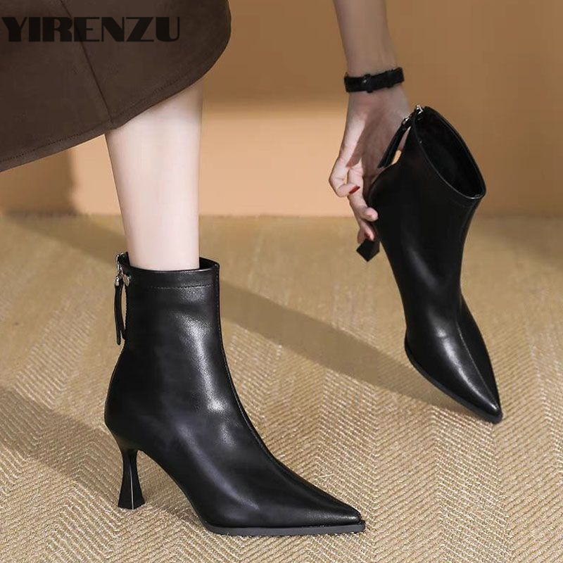 2025 Women Genuine Leather Ank - Street Fashion Winter 2025 ulasan dan harga