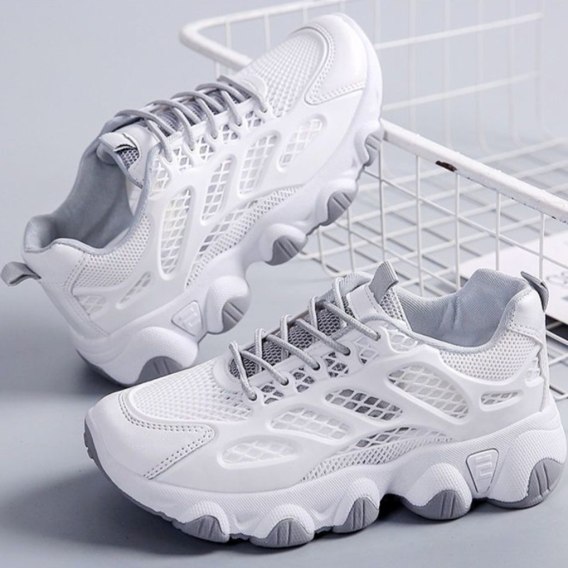 Breathable Mesh Chunky Sneaker - Chunky Sneaker Platform ulasan dan harga