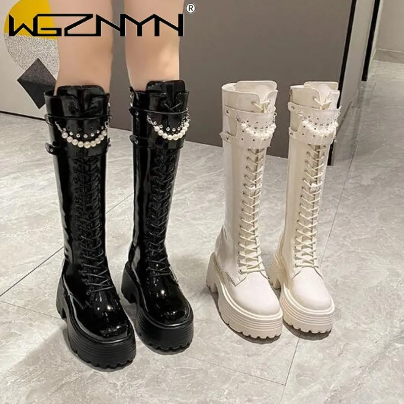 Winter Leather Warm Plush Boot - Chunky Sneaker Platform ulasan dan harga