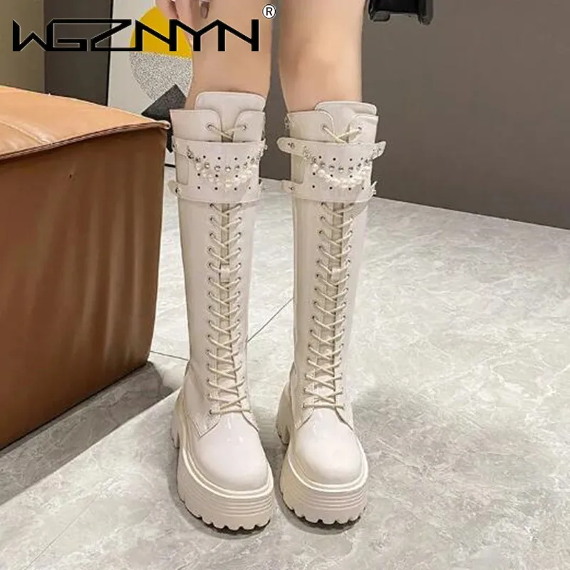 Winter Leather Warm Plush Boot - Chunky Sneaker Platform ulasan dan harga