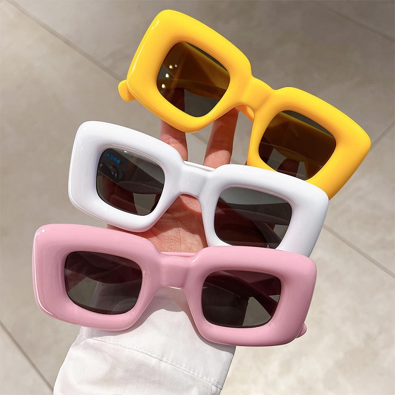 New Women Square Sunglasses Fe - Street Fashion Glasses ulasan dan harga