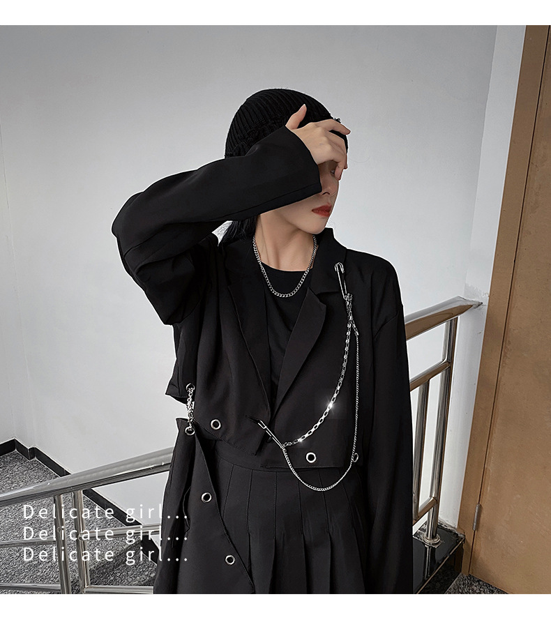 Punk Pendant Double Pin Clip C - Street Fashion In Korea ulasan dan harga