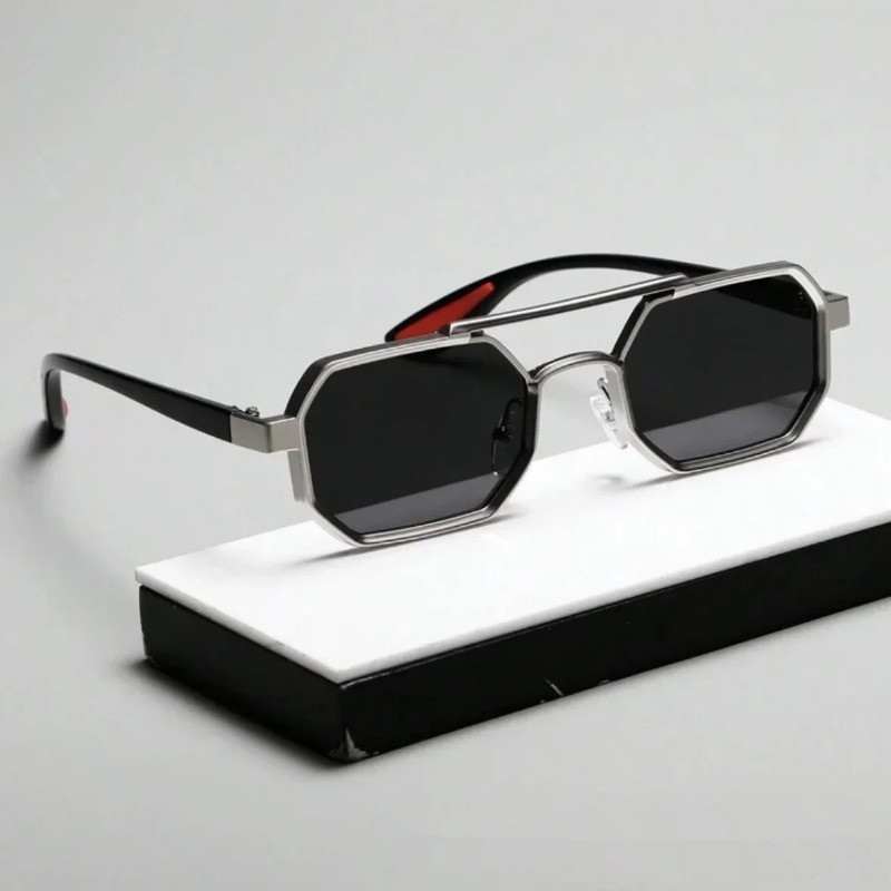 Vintage Square Sunglasses for  - Street Fashion Glasses ulasan dan harga