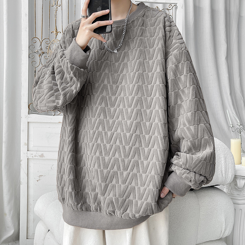 Trendy Oversize Men's Crew Nec - Oversized Crewneck Fleece ulasan dan harga