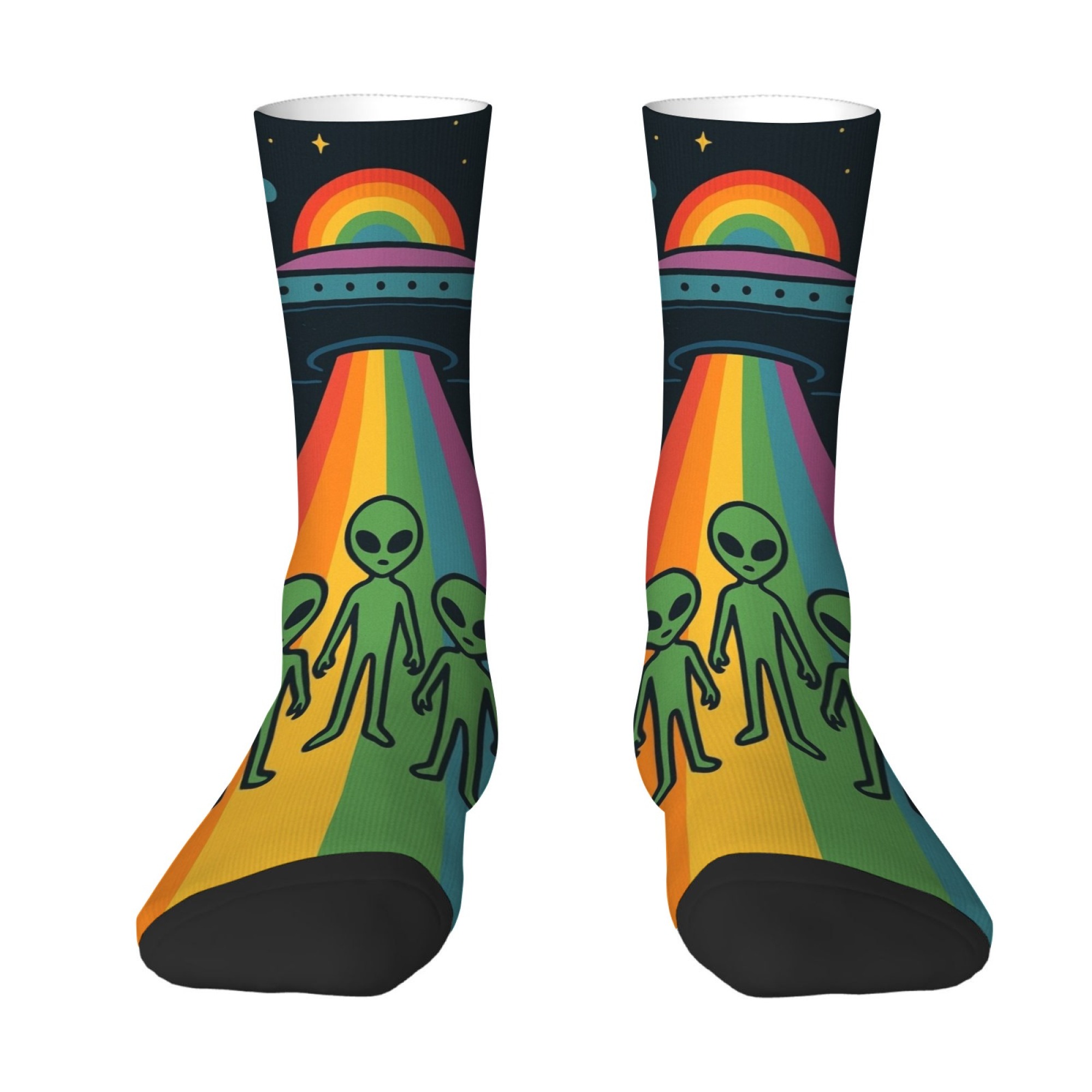 Rainbow Flying Saucer Alien No - Street Fashion Style Youtube ulasan dan harga