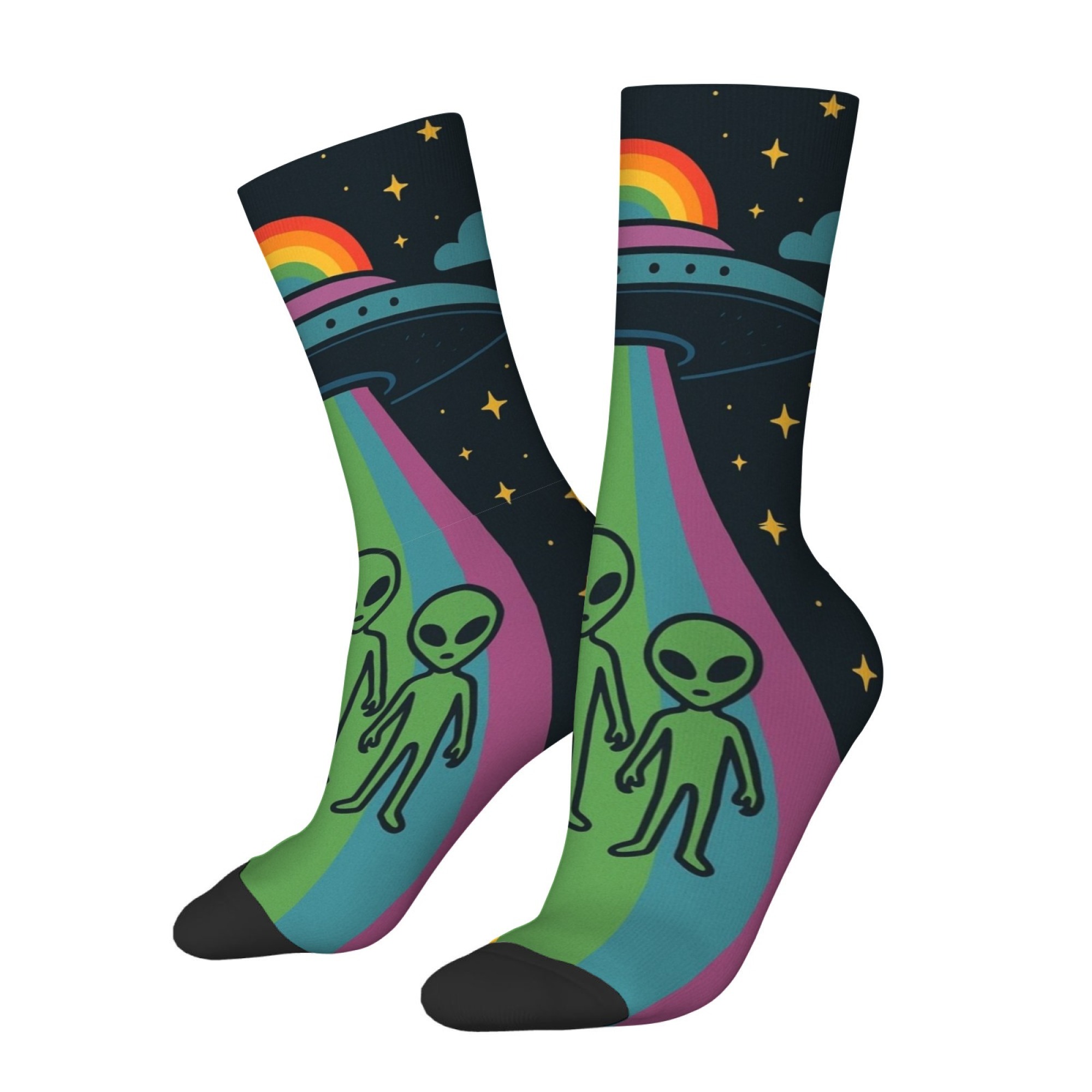 Rainbow Flying Saucer Alien No - Street Fashion Style Youtube ulasan dan harga