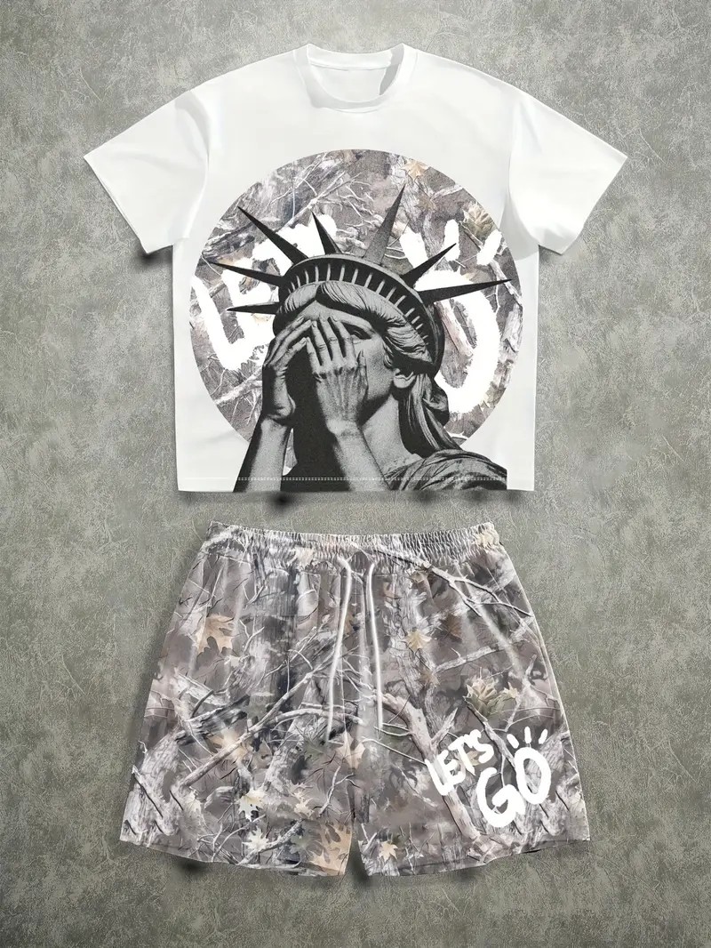 The 2026 Summer New men's Set  - Street Fashion Men ulasan dan harga