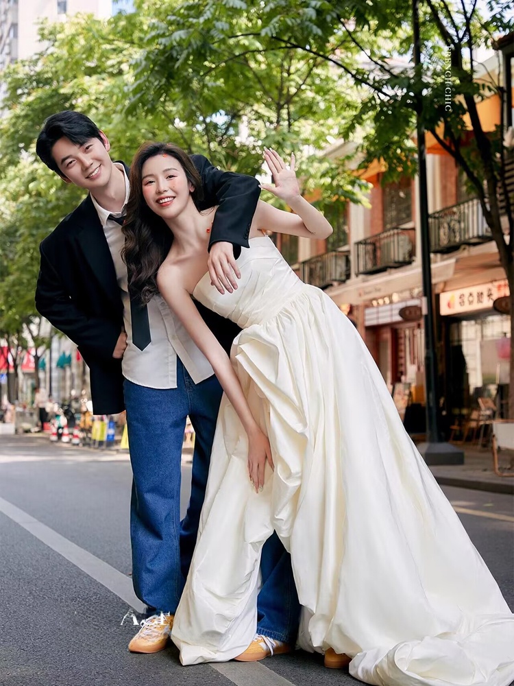 Korean Style Denim Young Coupl - Street Fashion Couple ulasan dan harga